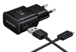 Samsung AC-Adapter EP-Ta20 Black w/ Cable USB-C 1.5m Blister