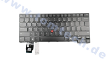 Lenovo Keyboard English U.S. (International) Black Backlight