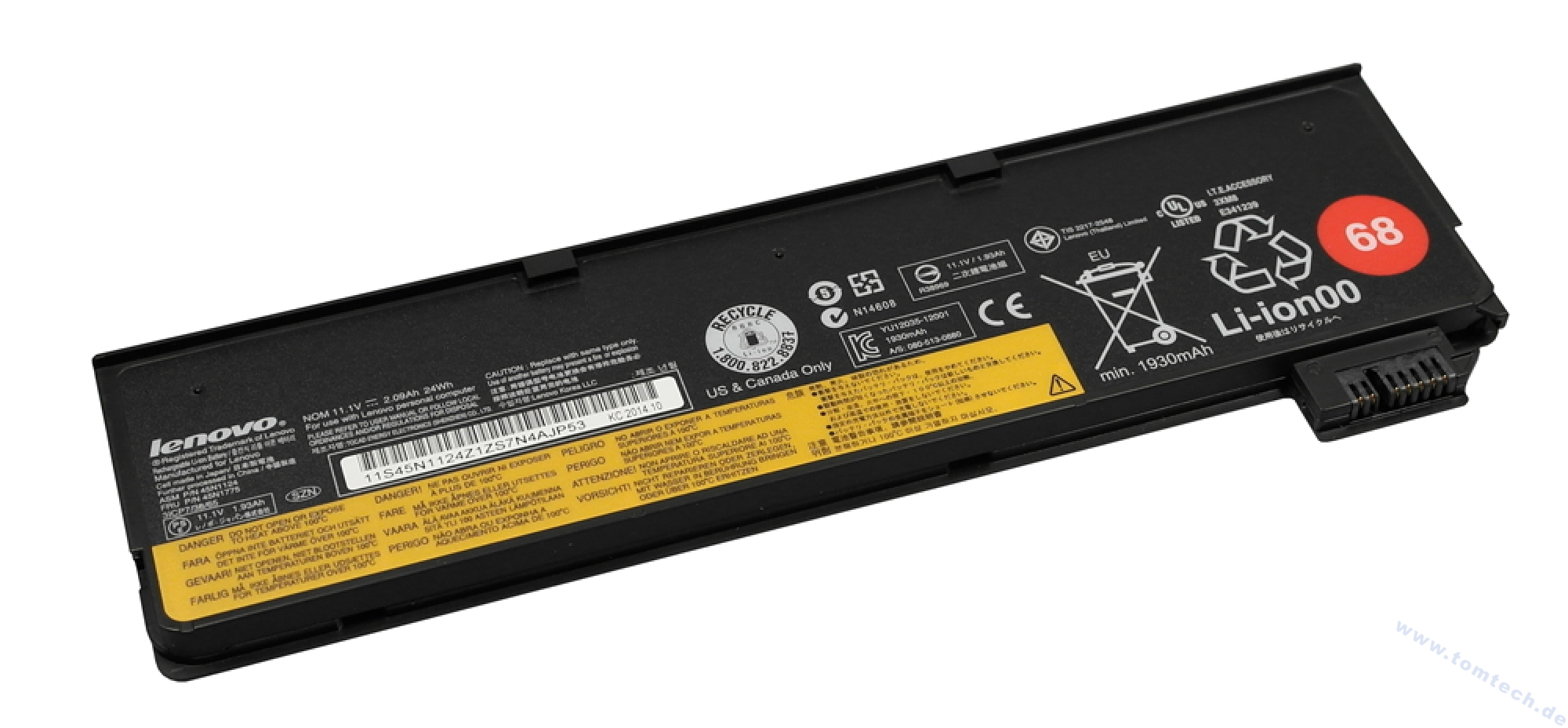 Аккумулятор lenovo 68